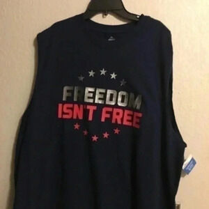 Celebrate patriotic muscle shirt XL/XG